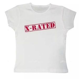 White X-rated tee